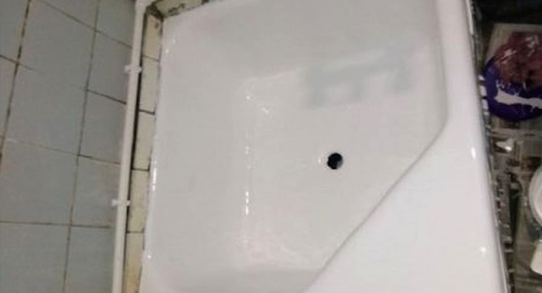 Обновление душевого поддона акрилом | Мышкин